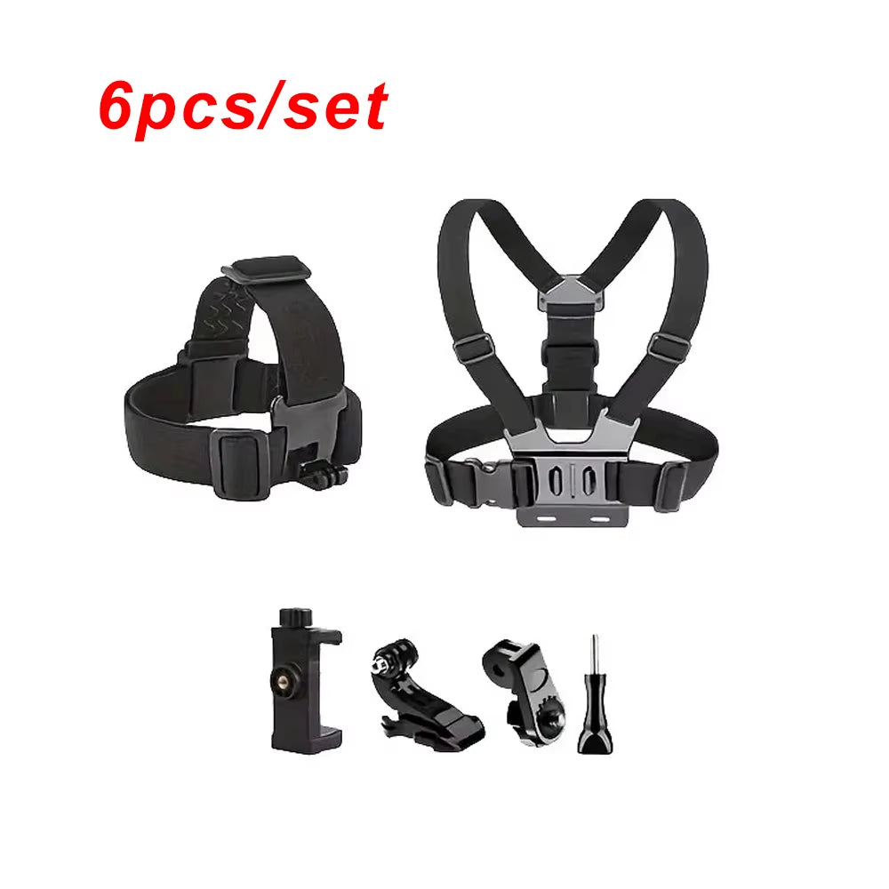 Camera Kit Back+Head Strap (Mobile & GoPro Fit)