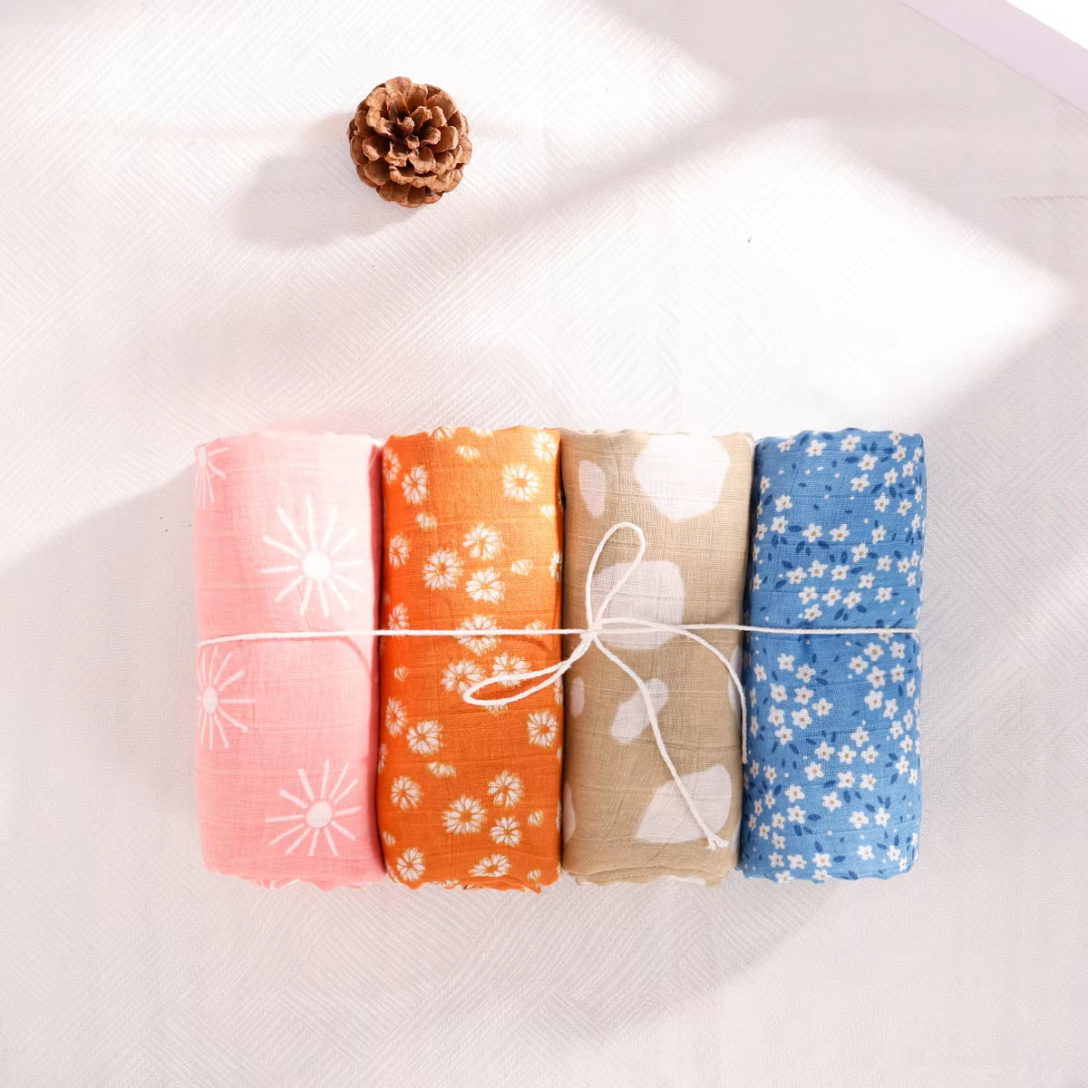 Set Bamboo Cotton Blanket (4PCS)
