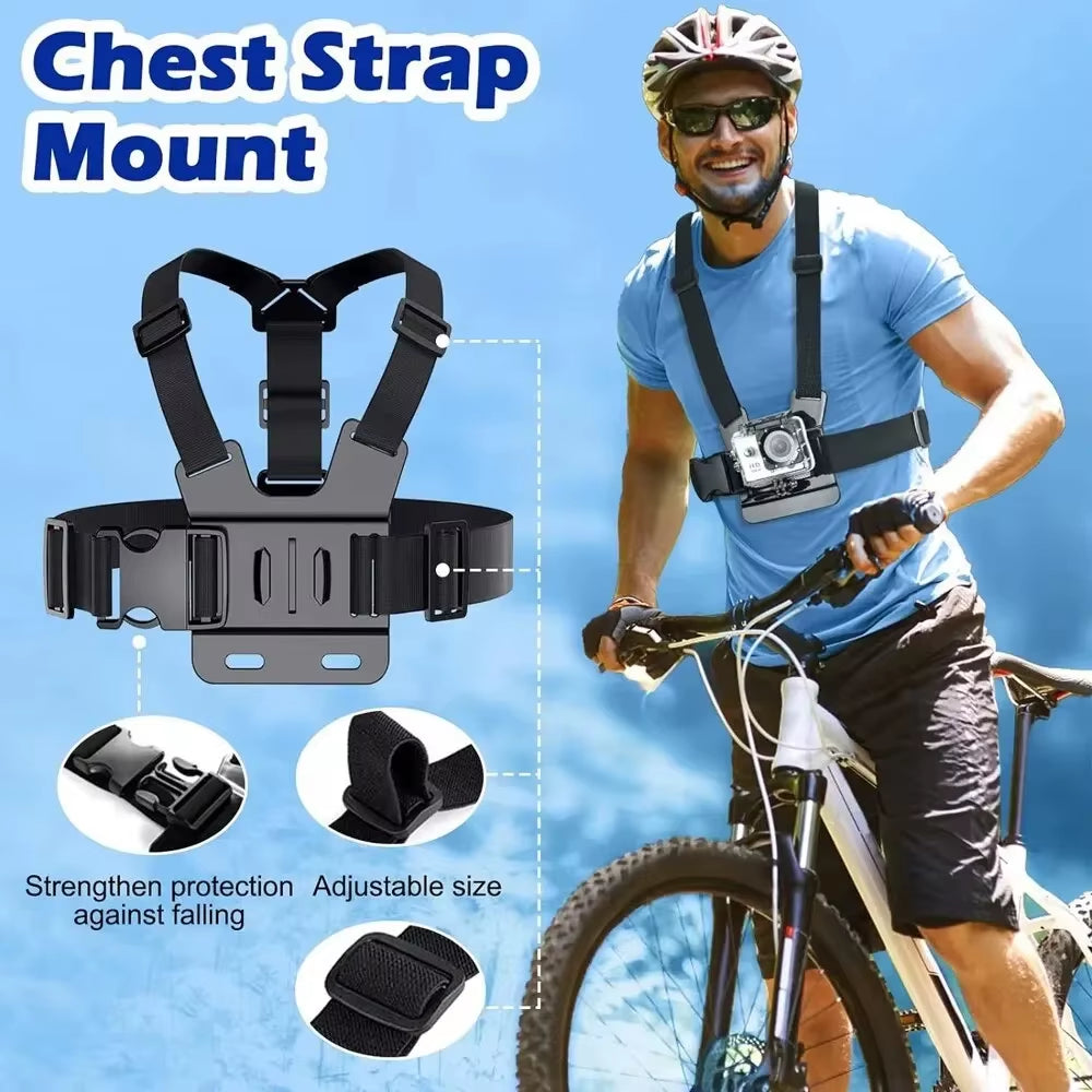 Camera Kit Back+Head Strap (Mobile & GoPro Fit)