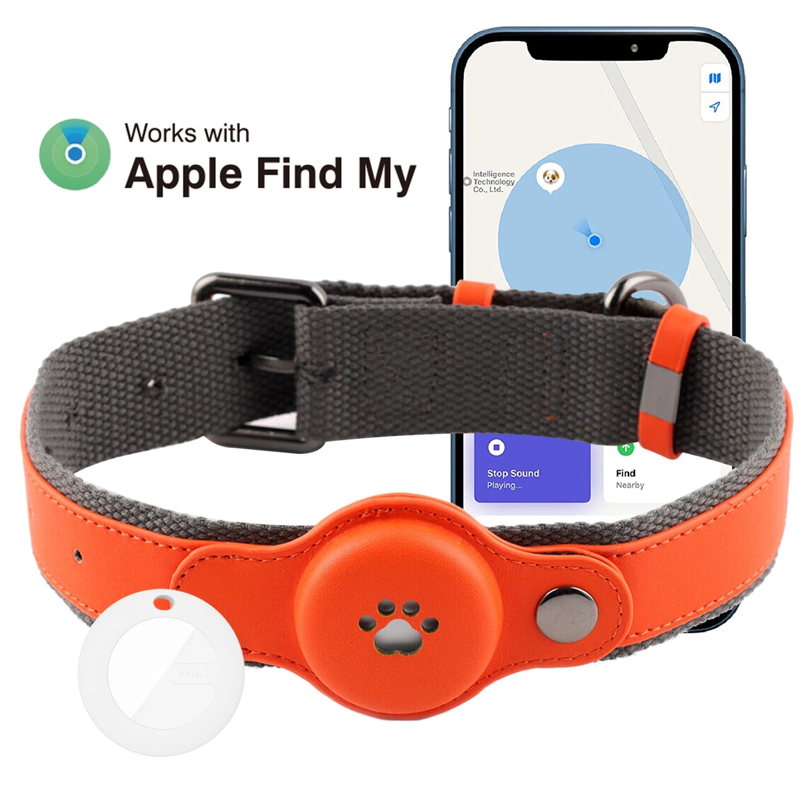 Collar - 4G GPS Pet | IP67 Waterproof  (Real Time Tracking/Sound)  