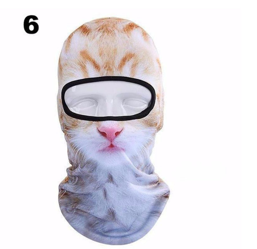 3D Cat Winter Outdoor Mask (catpapa Style)