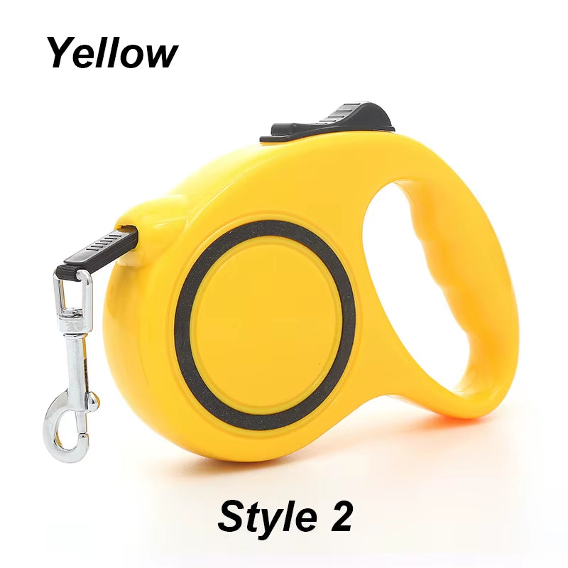 3M/5M Retractable Dog Leash Automatic Retractable Durable Nylon Lead Puppy Outdoor Travel Walking Traction Rope Pet Supplies