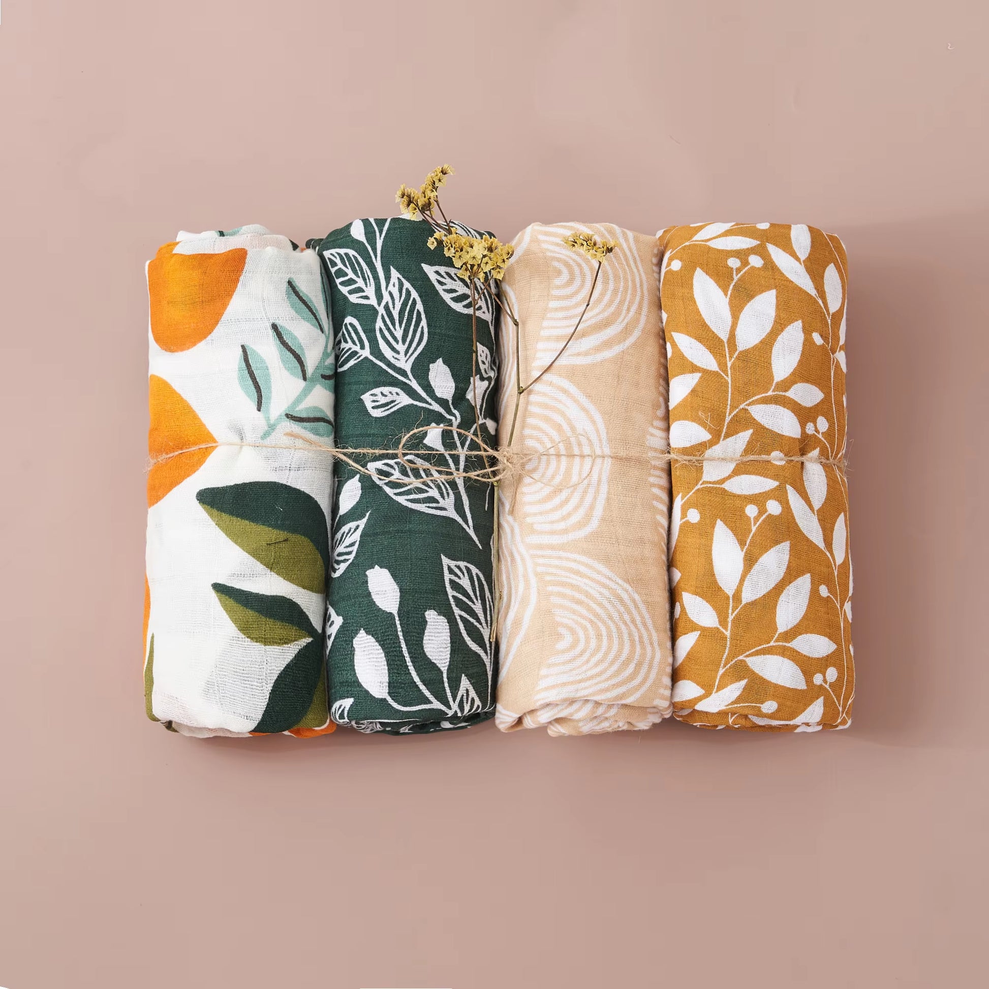 Set Bamboo Cotton Blanket (4PCS)