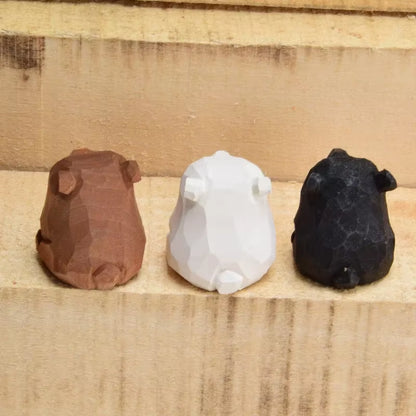 Carved Bear Wooden (Cute Desktop Decorations)