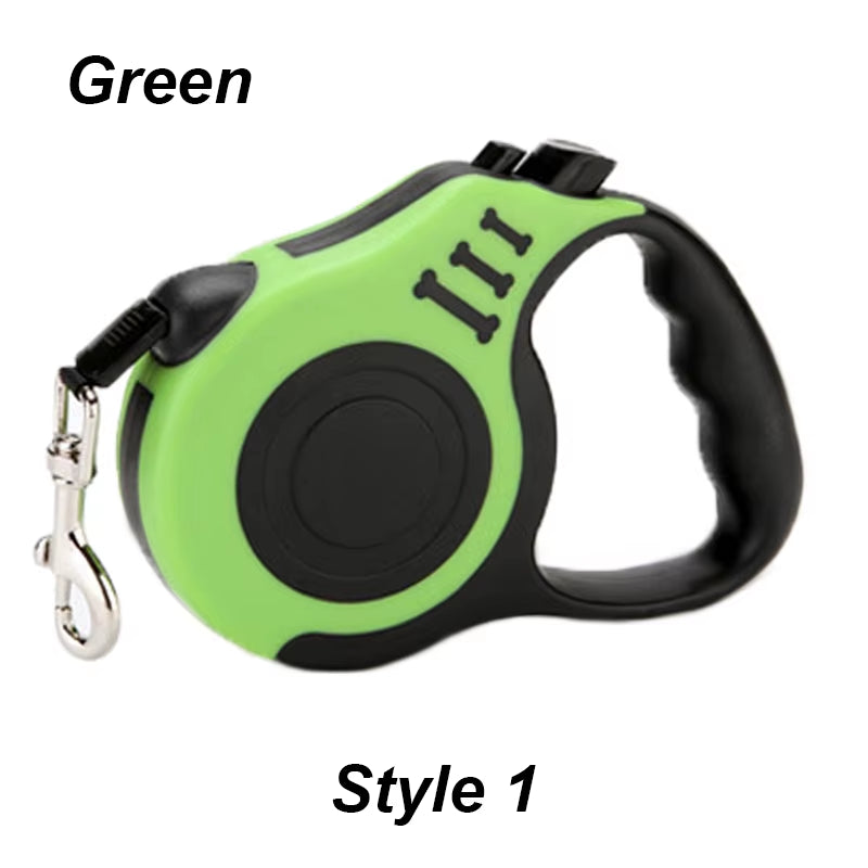 3M/5M Retractable Dog Leash Automatic Retractable Durable Nylon Lead Puppy Outdoor Travel Walking Traction Rope Pet Supplies