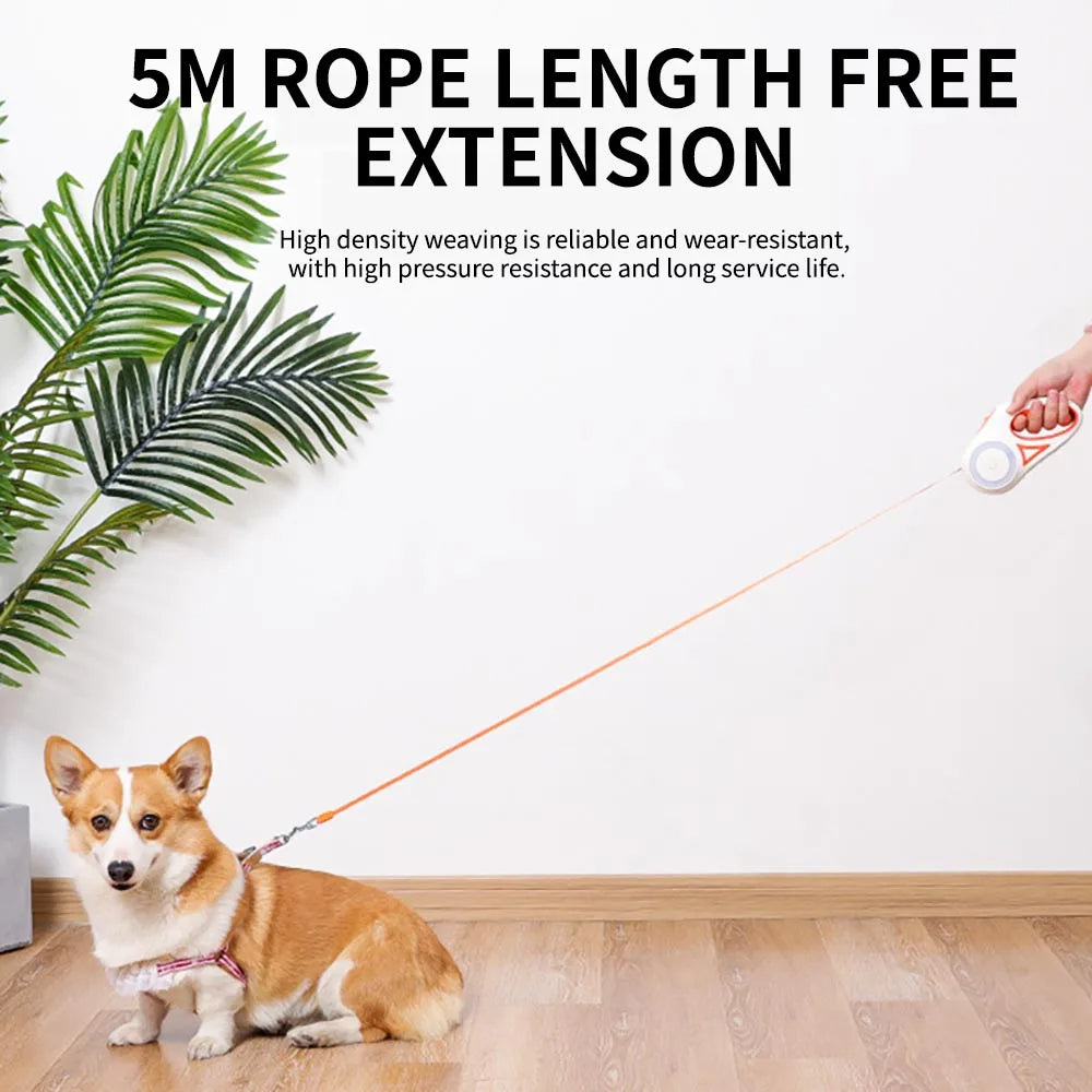  Dog Leash Light Retractable (3&5M)