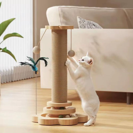 Cat Scratching Post 4-In-1 