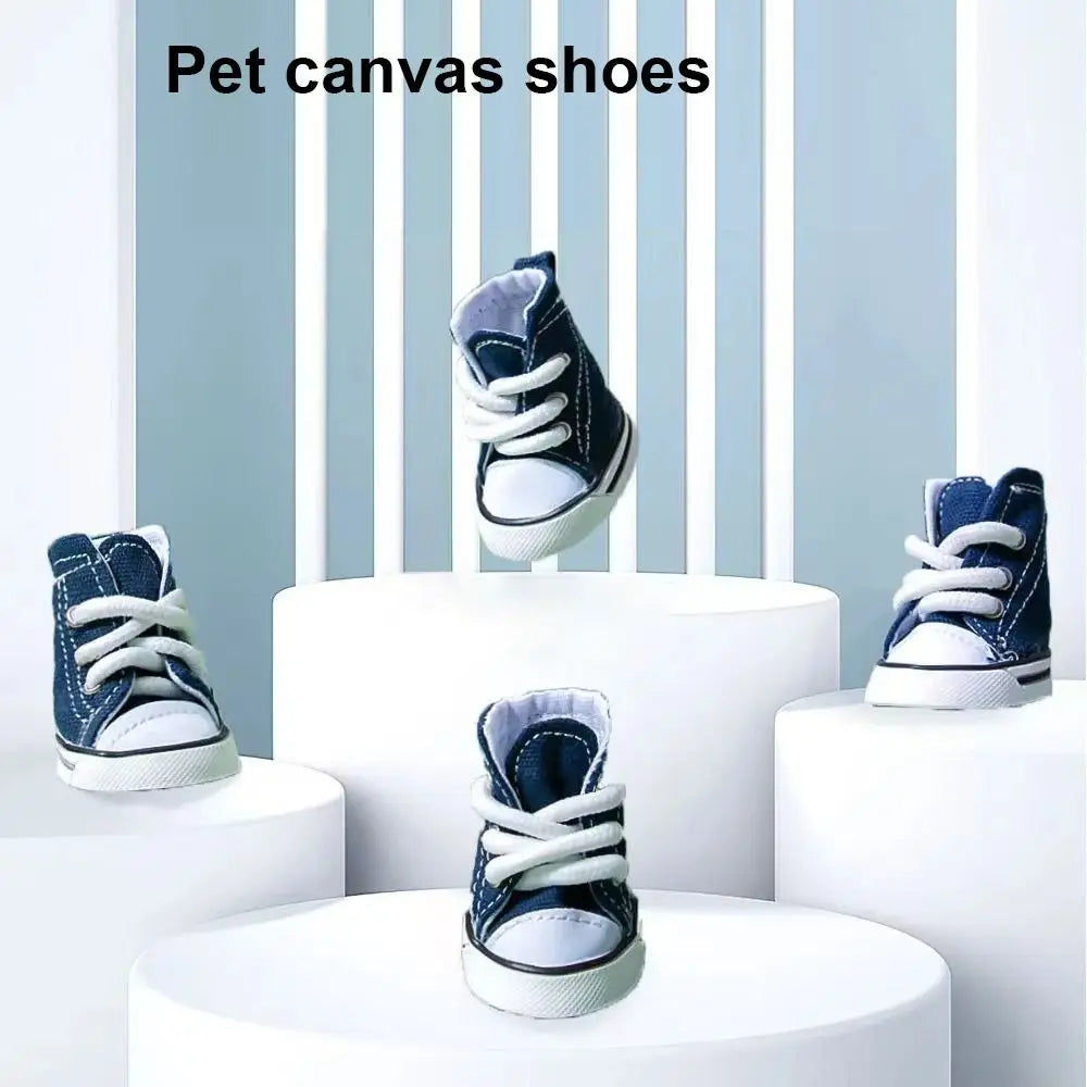 Cute Dog Shoes (Puppy / small dogs ) 4pcs