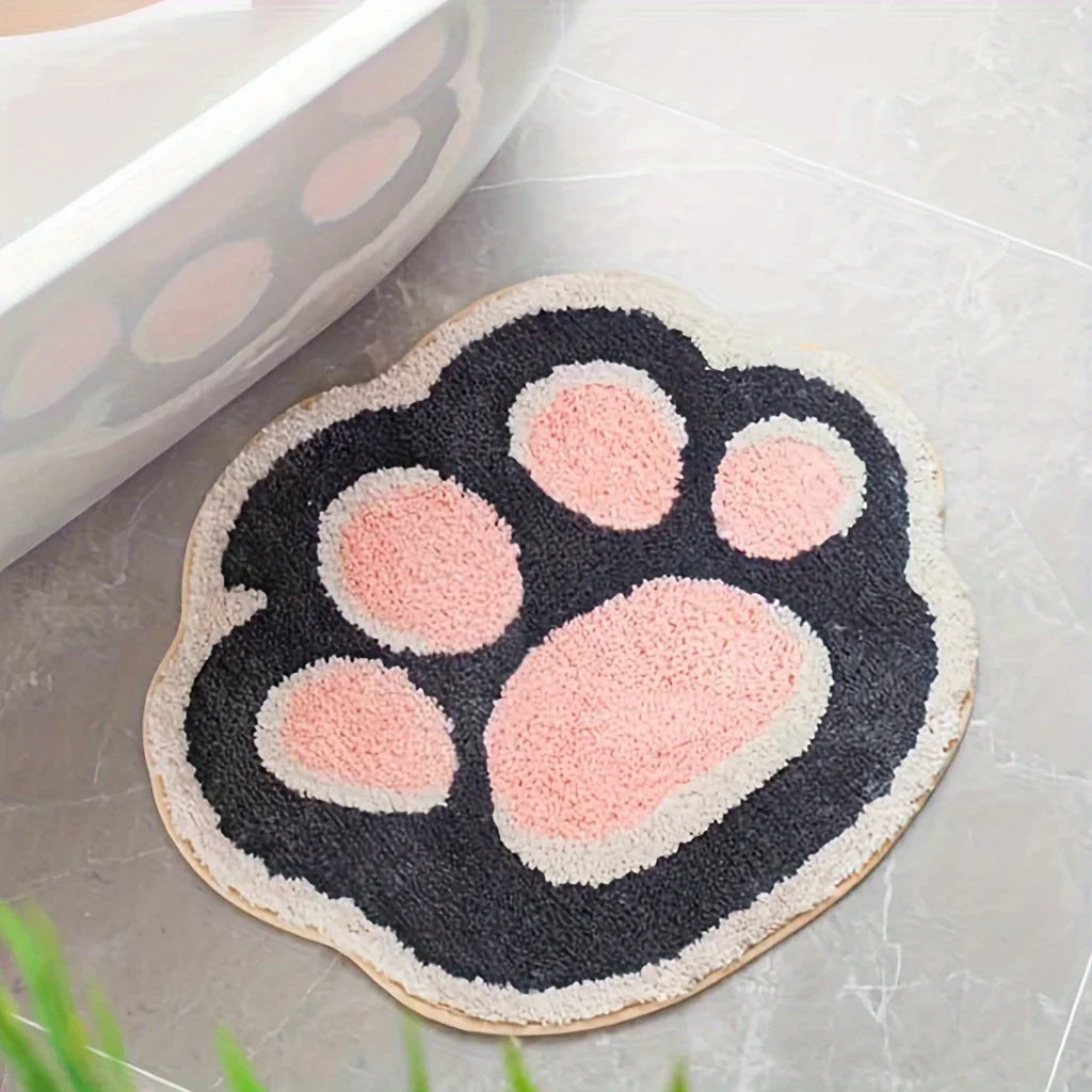  Paw Shaped Bath Mat 