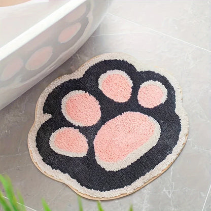  Paw Shaped Bath Mat 
