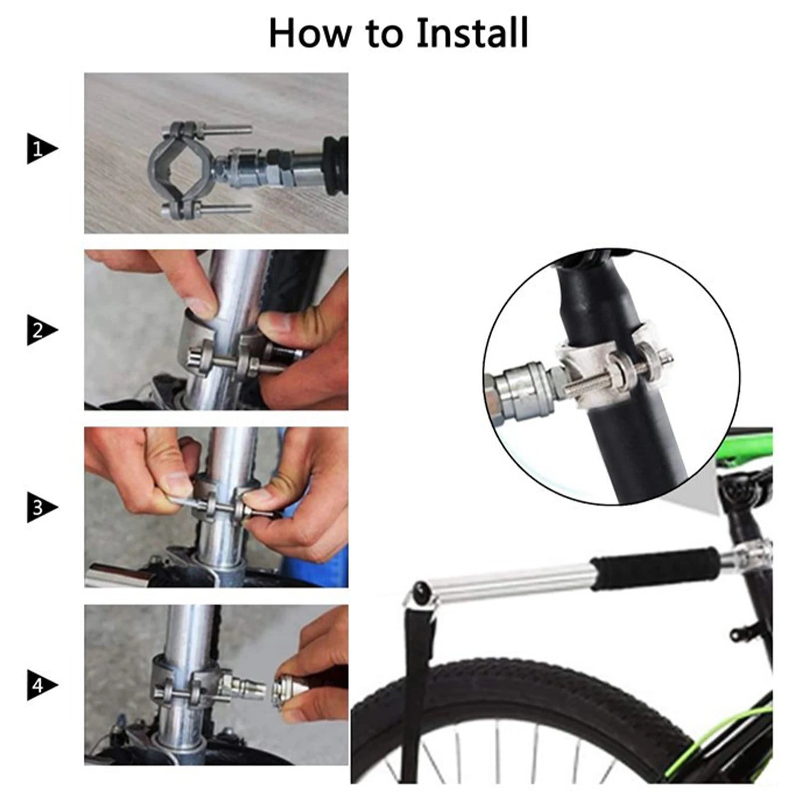 Retractable Bicycle Dog Leash (Hand Free)