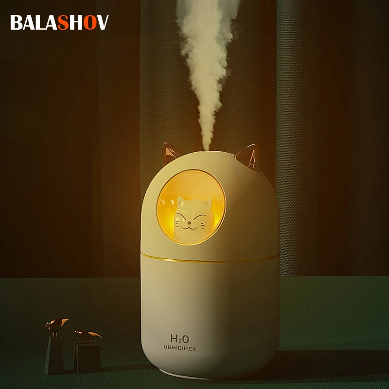 Air Humidifier Cat Shaped Ultra-Silent USB 
