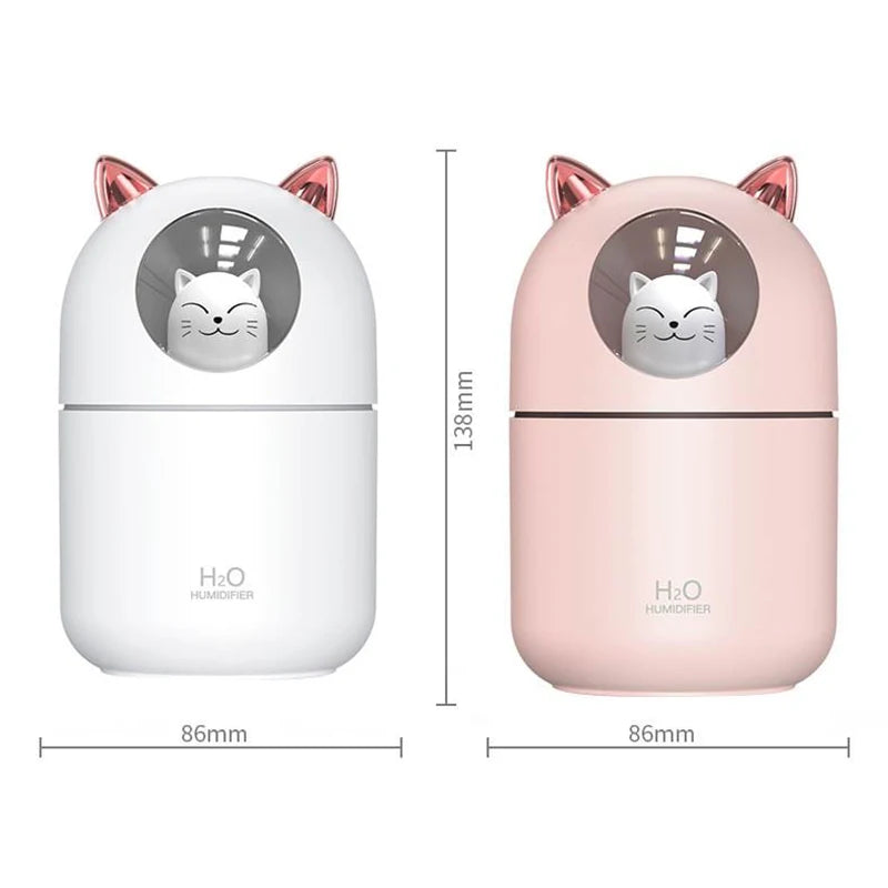 Air Humidifier Cat Shaped Ultra-Silent USB 