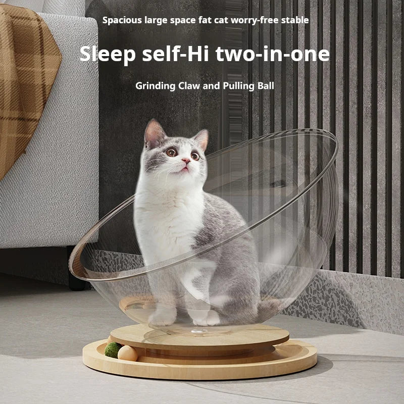 Space Capsule Cat Nest (Galaxy Edition)