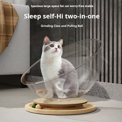 Space Capsule Cat Nest (Galaxy Edition)