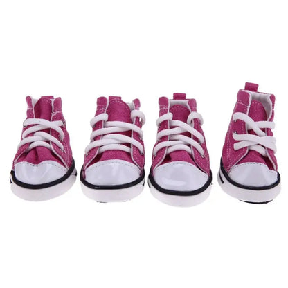 Cute Dog Shoes (Puppy / small dogs ) 4pcs