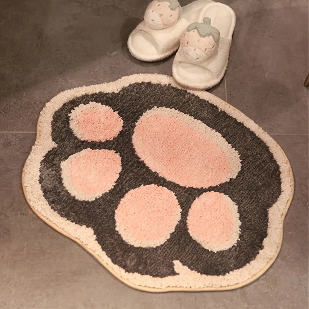  Paw Shaped Bath Mat 