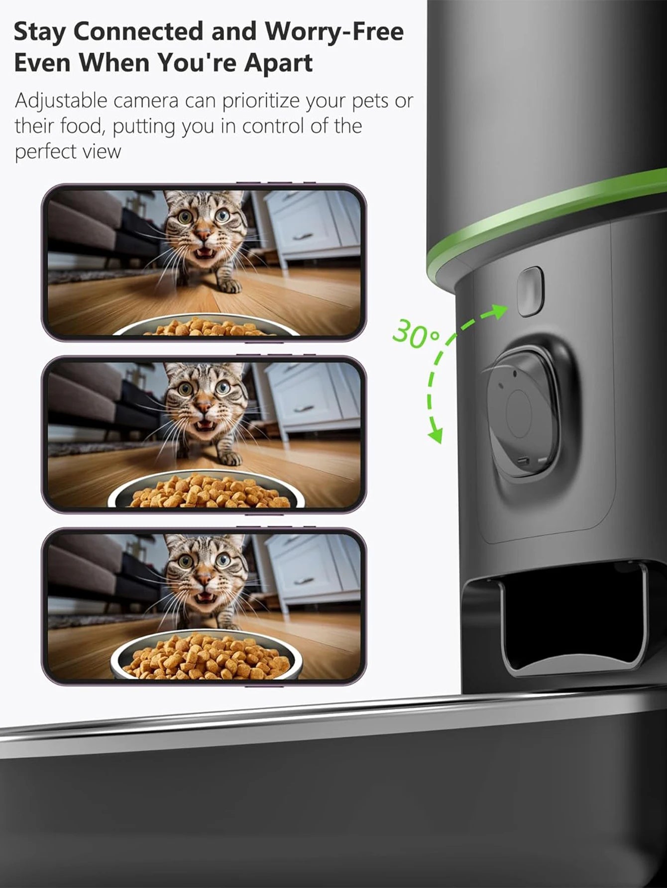 Automatic Cat Feeder with Camera Video (Phone/Live)