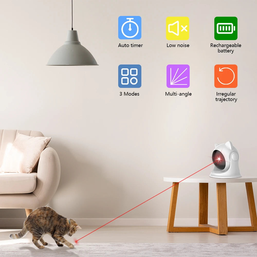 Cat Laser Toy Automatic Rechargeable (Compact Edition)
