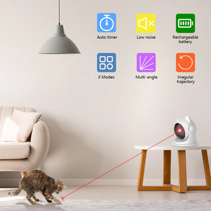 Cat Laser Toy Automatic Rechargeable (Compact Edition)