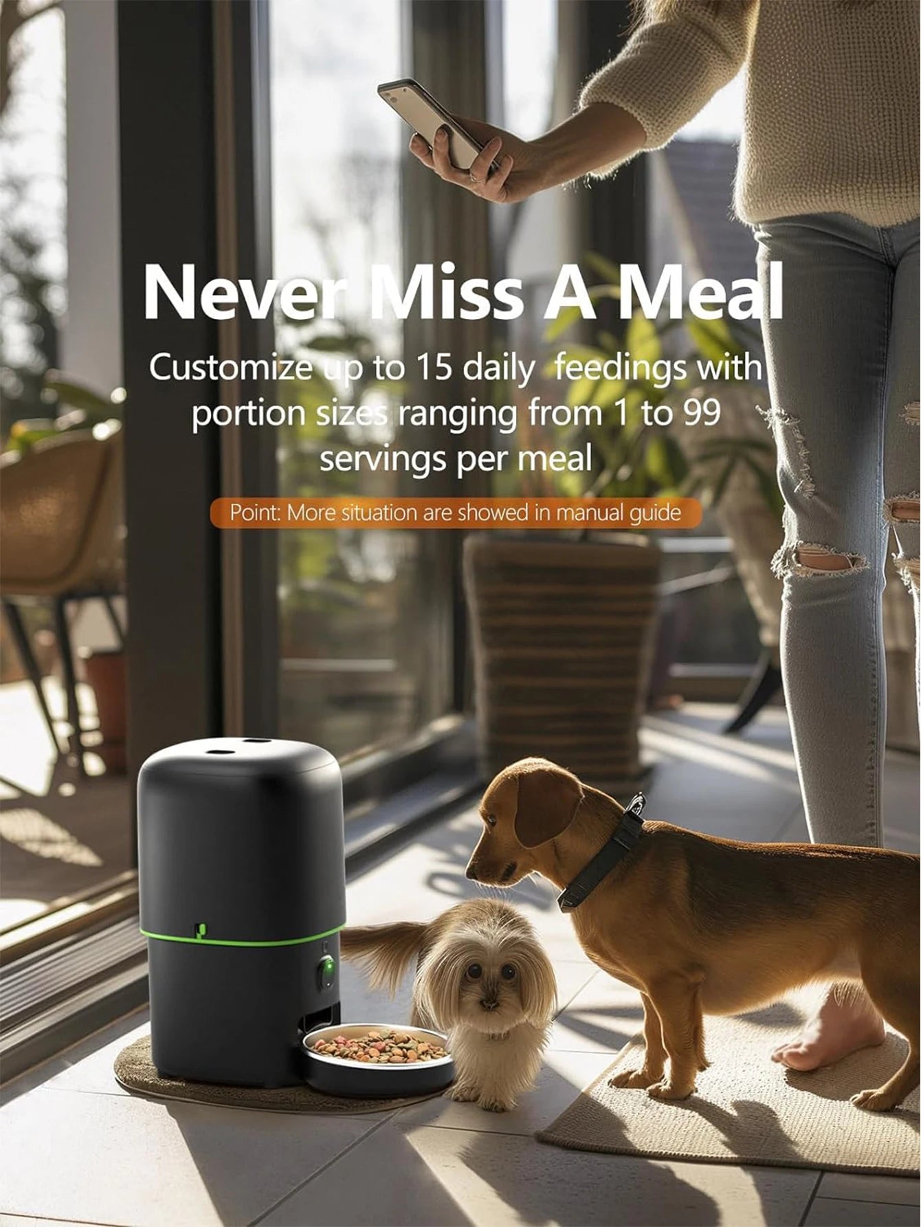 Automatic Cat Feeder with Camera Video (Phone/Live)