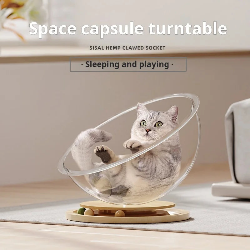 Space Capsule Cat Nest (Galaxy Edition)