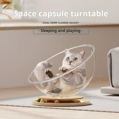 Space Capsule Cat Nest (Galaxy Edition)