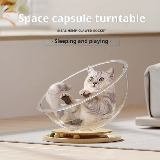 Space Capsule Cat Nest (Galaxy Edition)