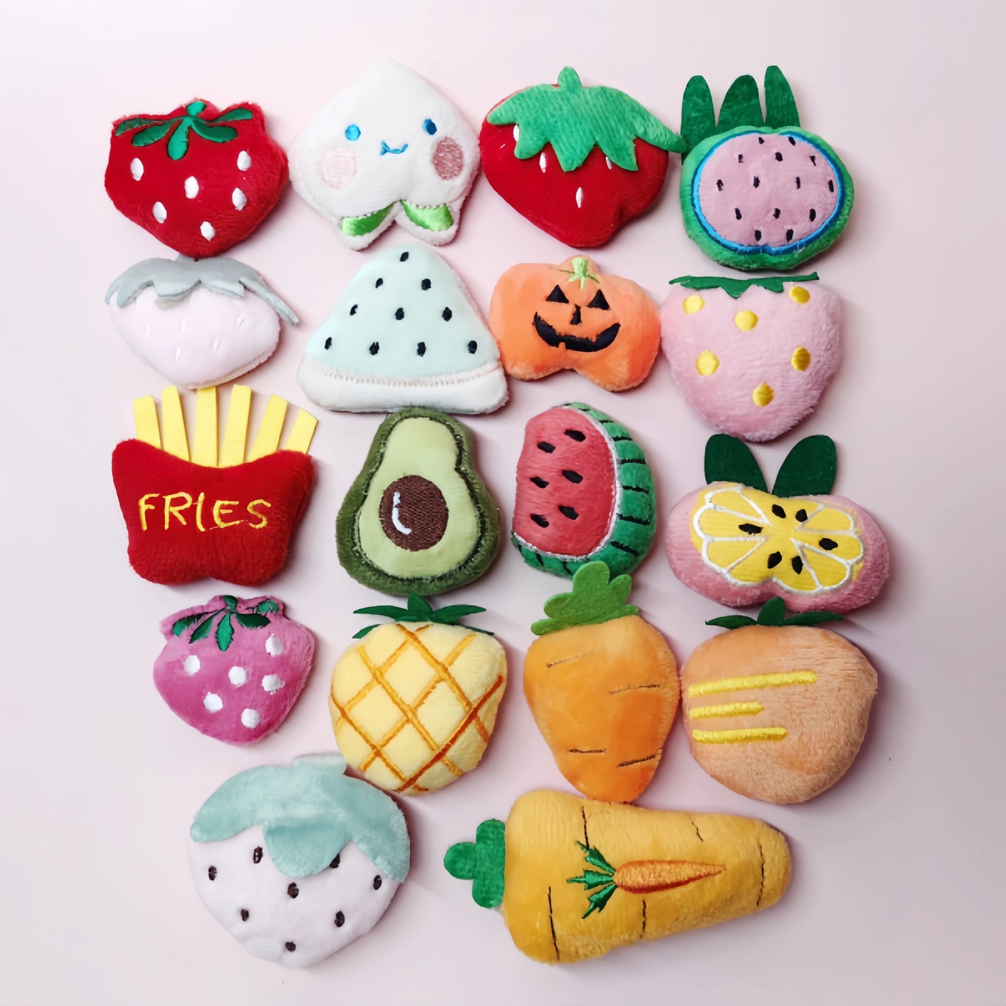 Cute Plush Toy Set (Fruity Edition)