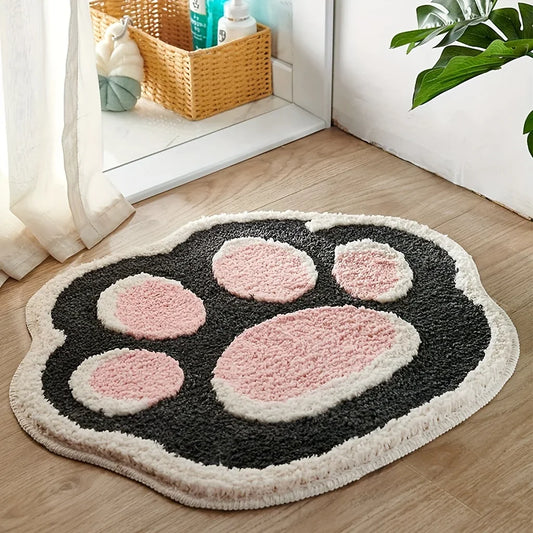  Paw Shaped Bath Mat 
