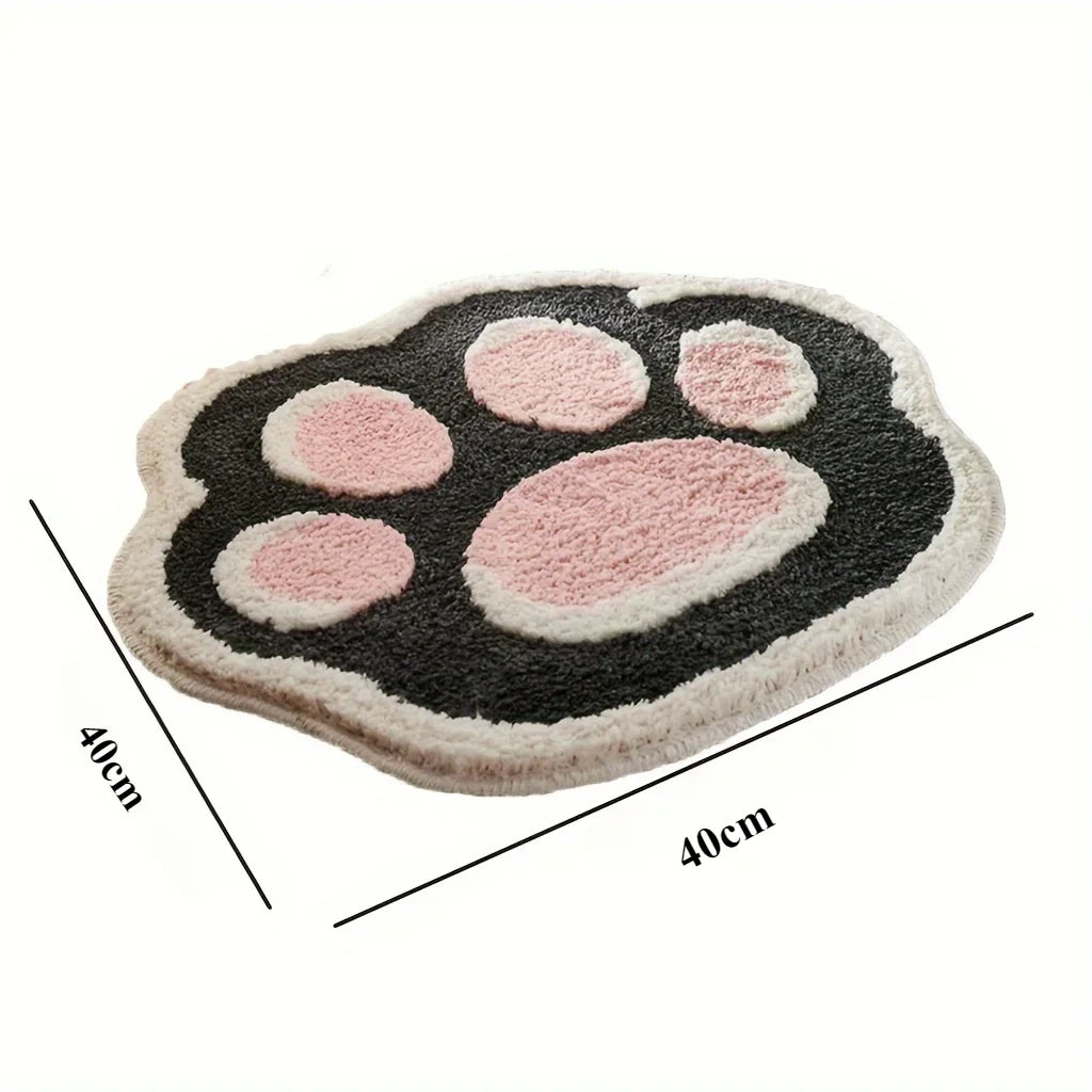 Paw Shaped Bath Mat 
