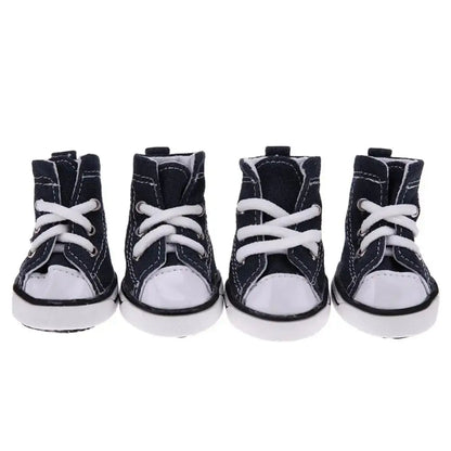 Cute Dog Shoes (Puppy / small dogs ) 4pcs