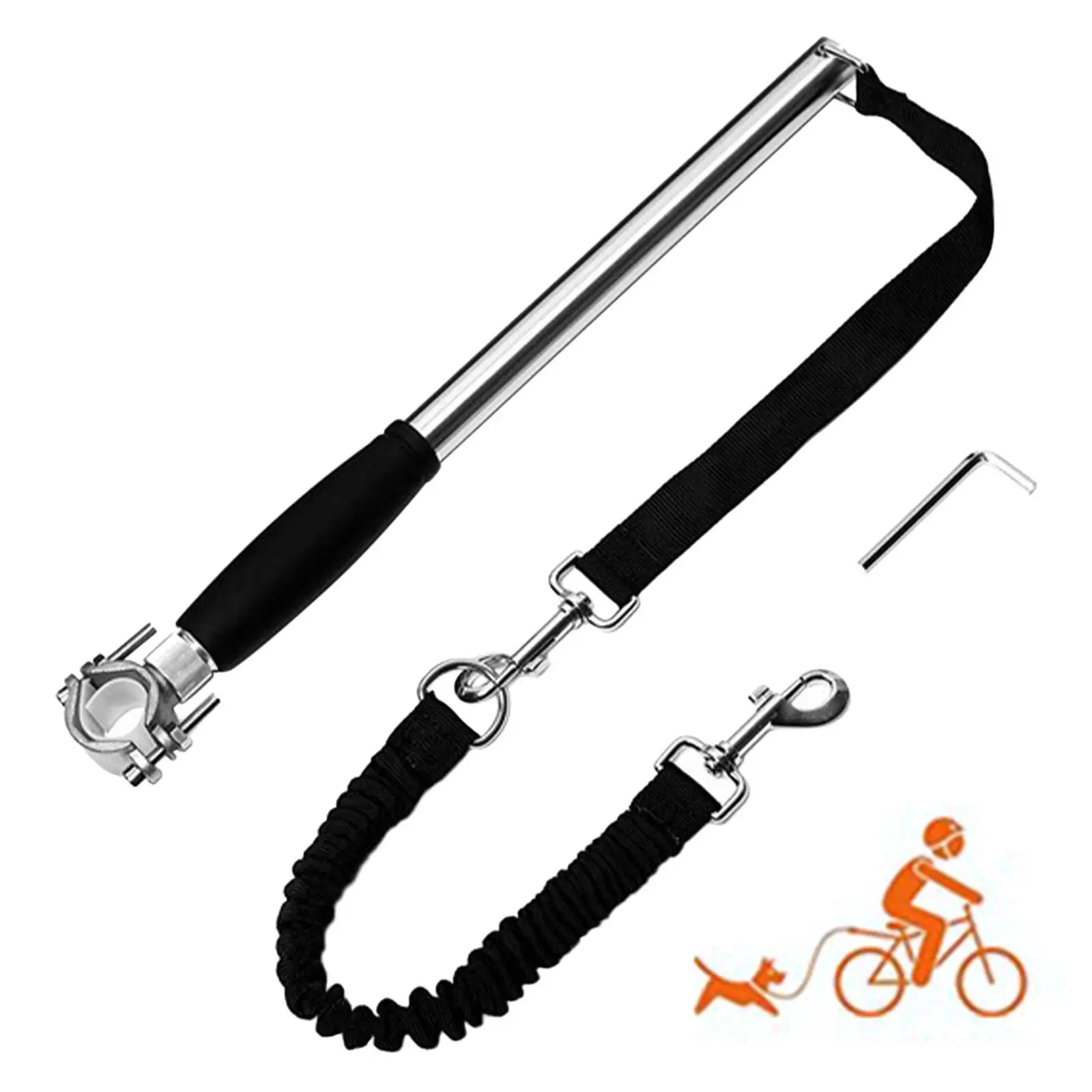 Retractable Bicycle Dog Leash (Hand Free)