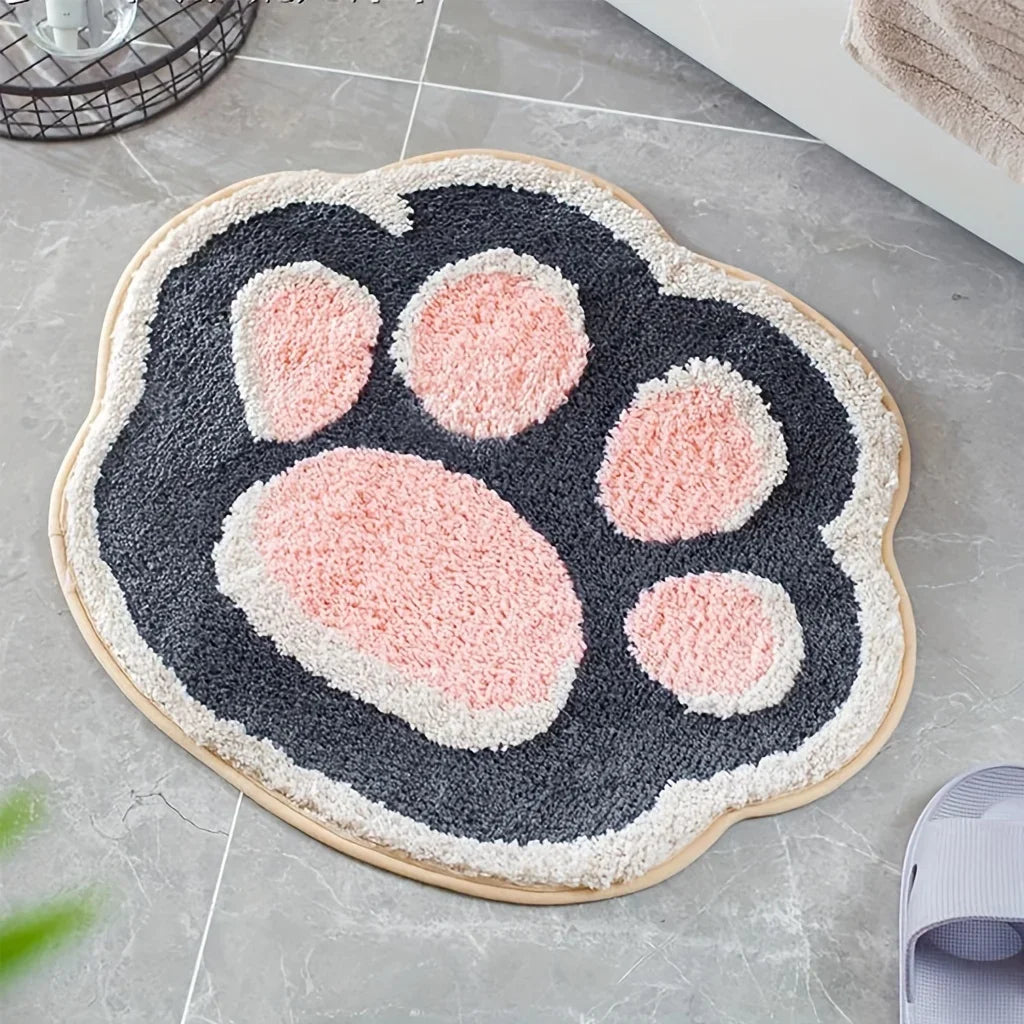  Paw Shaped Bath Mat 