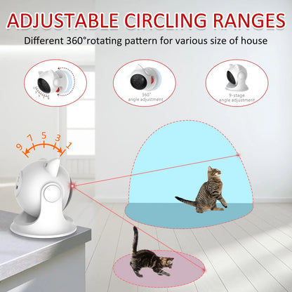 Cat Laser Toy Automatic Rechargeable (Compact Edition)