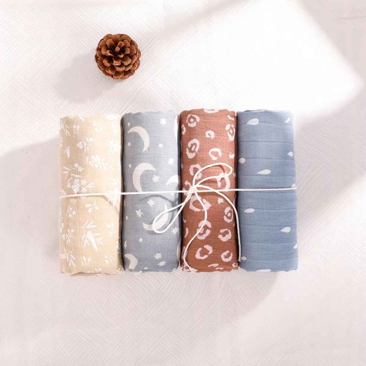 Set Bamboo Cotton Blanket (4PCS)